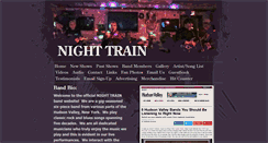 Desktop Screenshot of nighttrainband.net