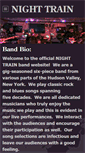 Mobile Screenshot of nighttrainband.net