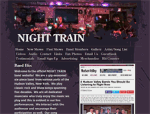 Tablet Screenshot of nighttrainband.net